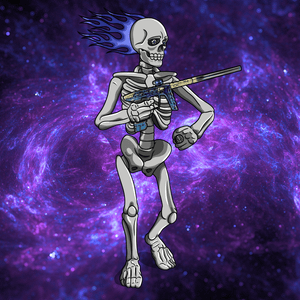 Adrenaline Skully NFT - Thanos in Bones with Ring - Adrenaline